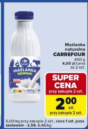 Maślanka naturalna