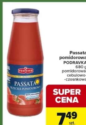 Passata pomidorowa cebulowo-czosnkowa