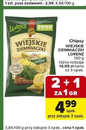 Chipsy wiejskie ziemniaczki