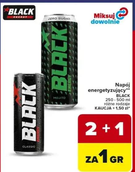 Napój energetyzujący różne rodzaje