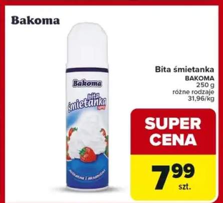 Bita śmietanka różne rodzaje