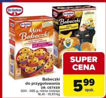 Babeczki do przygotowania różne rodzaje