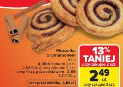 Muszelka z cynamonem