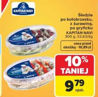 Śledzie po kołobrzesku, z żurawiną, po gryficku