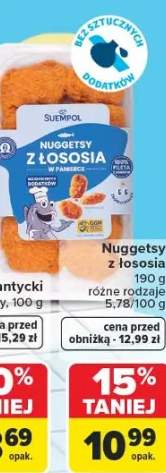 Nuggetsy z łososia różne rodzaje