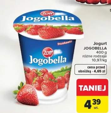 Jogurt Jogobella różne rodzaje