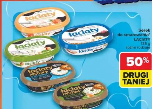 Serek do smarowania Łaciaty różne rodzaje