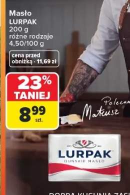Masło do smarowania Lurpak różne rodzaje