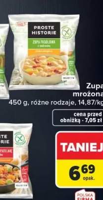 Zupa mrożona różne rodzaje