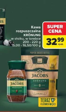 Kawa rozpuszczalna Kronung w słoiku, w torebce