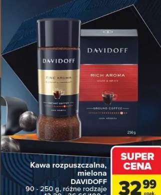 Kawa rozpuszczalna, mielona różne rodzaje