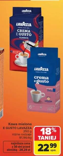 Kawa mielona E Gusto Lavazza