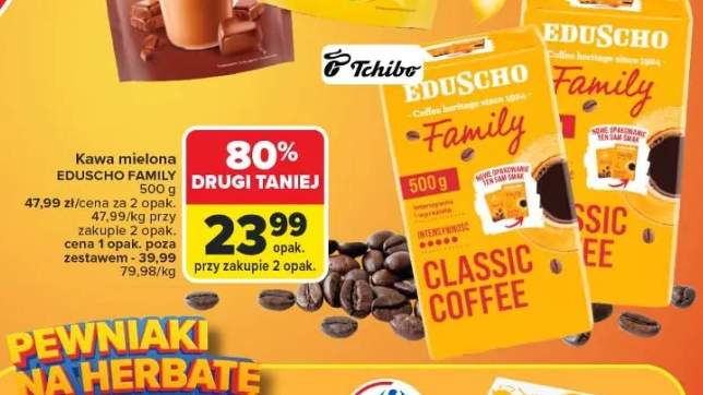 Kawa mielona Eduscho Family