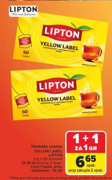 Herbata czarna Yellow Label