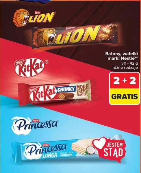 Batony, wafelki różne rodzaje