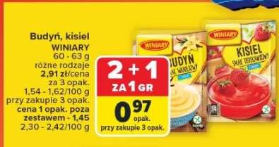 Budyń, kisiel różne rodzaje