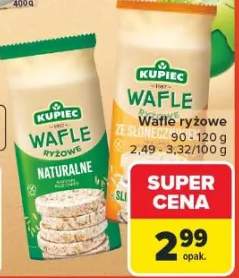 Wafle ryżowe naturalne