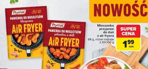 Przyprawa do dań z air fryera paierka do nuggetsów pikantna & chilli