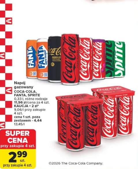 Napój gazowany Coca-Cola