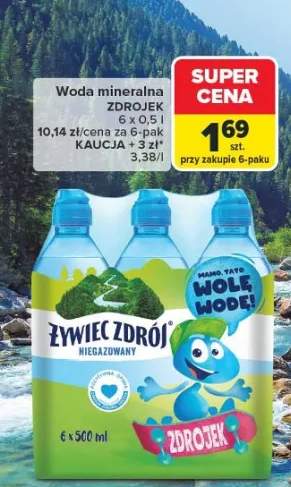 Woda mineralna niegazowana