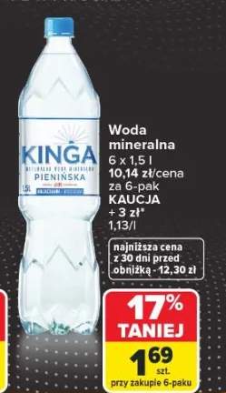 Woda mineralna niegazowana