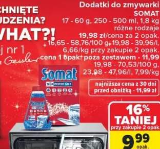 Dodatki do zmywarki różne rodzaje