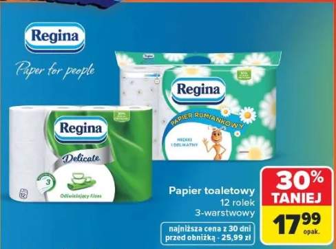 Papier toaletowy 12 rolek 3-warstwowy