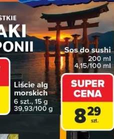 Liście alg morskich