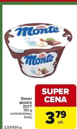 Deser czekoladowy, biały