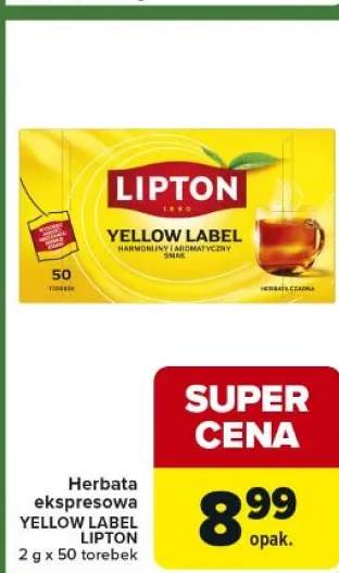 Herbata ekspresowa Yellow Label