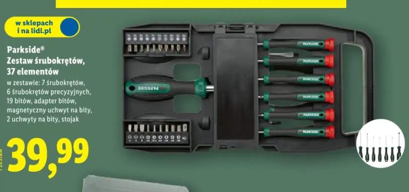 zestaw śrubokrętów