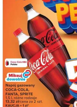 Napój gazowany Coca-Cola, Fanta, Sprite