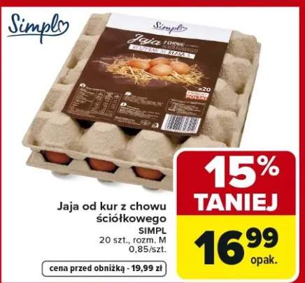 Jaja od kur z chowu ściółkowego