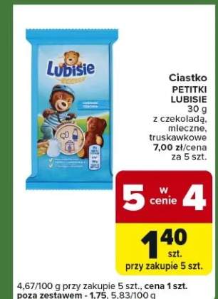 Ciastko Petitki z czekoladą, mleczne, truskawkowe