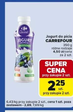 Jogurt do picia borówkowy