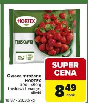 Owoce mrożone truskawki, mango, maliny