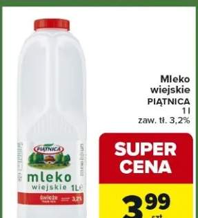 Mleko wiejskie zaw. tł. 3,2%