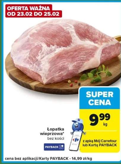 Łopatka wieprzowa bez kości