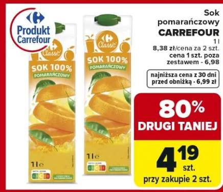 Sok pomarańczowy 100%