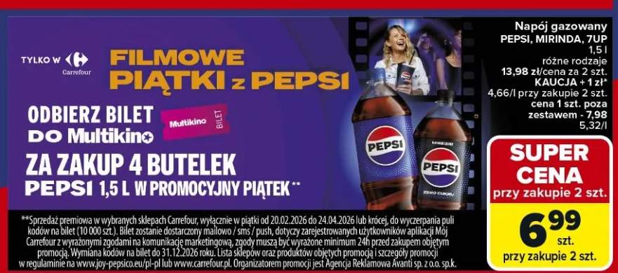 Napój gazowany Pepsi, Mirinda, 7up