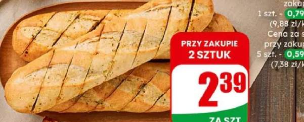 bagietka z masłem czosnkowym