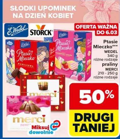 Ptasie mleczko różne rodzaje praliny