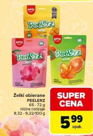 Żelki obierane Peelers różne rodzaje