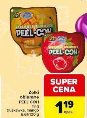 Żelki obierane Peel-Coh (truskawka, mango)