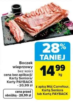 Boczek wieprzowy bez kości