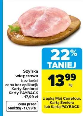 Szynka wieprzowa bez kości