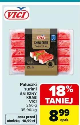 Paluszki surimi śnieżny krab