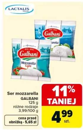 Ser mozzarella różne rodzaje