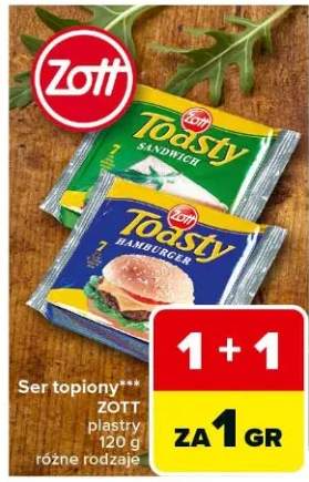 Ser topiony plastry różne rodzaje