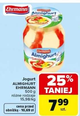 Jogurt almighurt różne rodzaje
